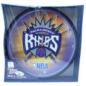 Sacramento Kings WinCraft NBA Wall‎ Clock NEW